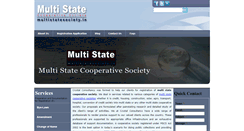 Desktop Screenshot of multistatesociety.in