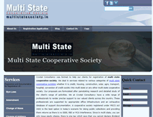 Tablet Screenshot of multistatesociety.in